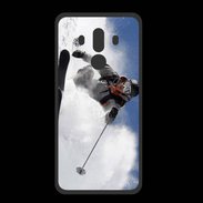 Coque  Huawei MATE 10 PRO PREMIUM Skieur en montagne