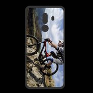 Coque  Huawei MATE 10 PRO PREMIUM VTT extrême en montagne