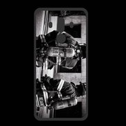 Coque  Huawei MATE 10 PRO PREMIUM Pompiers en noir et blanc