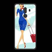 Coque  Huawei MATE 10 PRO PREMIUM Hôtesse de l'air 3
