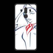 Coque  Huawei MATE 10 PRO PREMIUM Hôtesse de l'air 4