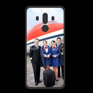 Coque  Huawei MATE 10 PRO PREMIUM Commandant de bord et hôtesse de l'air 3