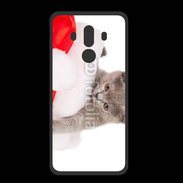 Coque  Huawei MATE 10 PRO PREMIUM Chaton Noël