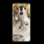 Coque  Huawei MATE 10 PRO PREMIUM Chat Noël