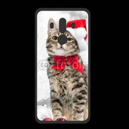 Coque  Huawei MATE 10 PRO PREMIUM Chat Noël 2