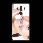 Coque  Huawei MATE 10 PRO PREMIUM Femme asiatique glamour et souriante