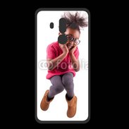 Coque  Huawei MATE 10 PRO PREMIUM Fillette africaine glamour