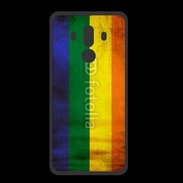 Coque  Huawei MATE 10 PRO PREMIUM Drapeau gay vintage