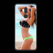 Coque  Huawei MATE 10 PRO PREMIUM Belle femme à la plage 10