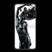 Coque  Huawei MATE 10 PRO PREMIUM Femme nue body painting noir et blanc 1 