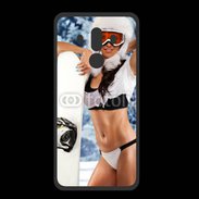 Coque  Huawei MATE 10 PRO PREMIUM Charme et snowboard