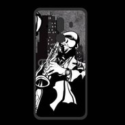 Coque  Huawei MATE 10 PRO PREMIUM Saxophoniste en dessin 66