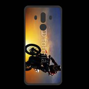 Coque  Huawei MATE 10 PRO PREMIUM Motocross et soleil