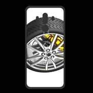 Coque  Huawei MATE 10 PRO PREMIUM Pneu complet étrier jaune