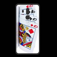 Coque  Huawei MATE 10 PRO PREMIUM Carré de dames au poker