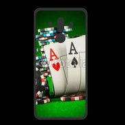 Coque  Huawei MATE 10 PRO PREMIUM Paire d'As au poker 75