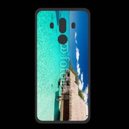 Coque  Huawei MATE 10 PRO PREMIUM Bungalow sur mer tropicale