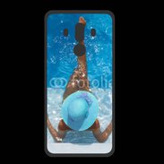 Coque  Huawei MATE 10 PRO PREMIUM Femme à la piscine