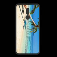 Coque  Huawei MATE 10 PRO PREMIUM Palmier sur la plage tropicale