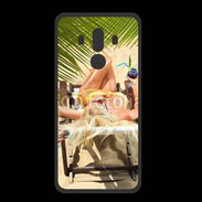 Coque  Huawei MATE 10 PRO PREMIUM Femme sexy à la plage 25