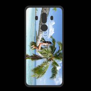 Coque  Huawei MATE 10 PRO PREMIUM Palmier et charme sur la plage