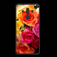 Coque  Huawei MATE 10 PRO PREMIUM Bouquet de roses multicouleurs