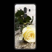 Coque  Huawei MATE 10 PRO PREMIUM Belle rose Jaune 50