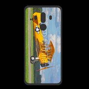 Coque  Huawei MATE 10 PRO PREMIUM Avio Biplan jaune