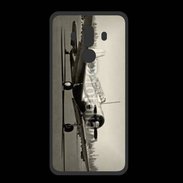 Coque  Huawei MATE 10 PRO PREMIUM Avion T6 noir et blanc