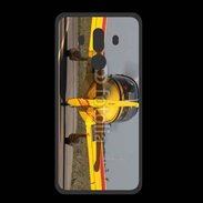 Coque  Huawei MATE 10 PRO PREMIUM Cap 10 jaune sur taxiway