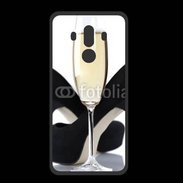 Coque  Huawei MATE 10 PRO PREMIUM coupe de champagne talons aiguilles 
