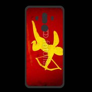 Coque  Huawei MATE 10 PRO PREMIUM Cupidon sur fond rouge