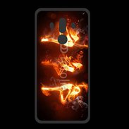 Coque  Huawei MATE 10 PRO PREMIUM Danseuse feu