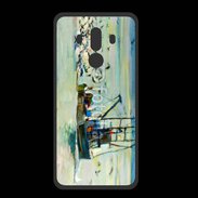 Coque  Huawei MATE 10 PRO PREMIUM Peinture bateau de pêche