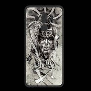 Coque  Huawei MATE 10 PRO PREMIUM Visage de guerrier en dessin 52