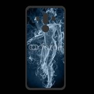 Coque  Huawei MATE 10 PRO PREMIUM Femme en fumée de cigarette
