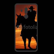 Coque  Huawei MATE 10 PRO PREMIUM Silhouette de cowboy