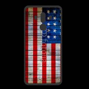 Coque  Huawei MATE 10 PRO PREMIUM Drapeau USA Vintage