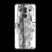 Coque  Huawei MATE 10 PRO PREMIUM Pont des arts à Paris en dessin