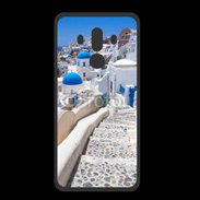 Coque  Huawei MATE 10 PRO PREMIUM Village sur l'Île de Santorini en Grêce