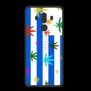 Coque  Huawei MATE 10 PRO PREMIUM Drapeau Uruguay cannabis