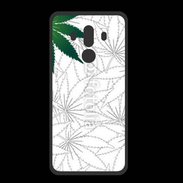 Coque  Huawei MATE 10 PRO PREMIUM Fond cannabis