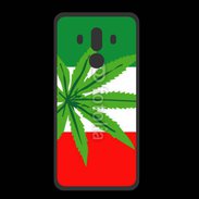 Coque  Huawei MATE 10 PRO PREMIUM Drapeau italien cannabis