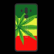 Coque  Huawei MATE 10 PRO PREMIUM Drapeau reggae cannabis