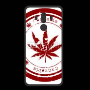 Coque  Huawei MATE 10 PRO PREMIUM Red stamp with marijuana leaf