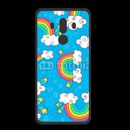Coque  Huawei MATE 10 PRO PREMIUM Ciel Rainbow