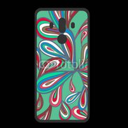 Coque  Huawei MATE 10 PRO PREMIUM Fond Hippie en vert 