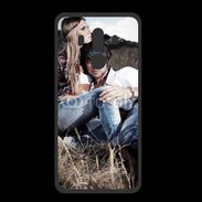 Coque  Huawei MATE 10 PRO PREMIUM Hippie amoureux et tranquile