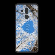 Coque  Huawei MATE 10 PRO PREMIUM arbres enneigés coeur