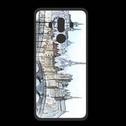 Coque  Huawei MATE 10 PRO PREMIUM Vintage Paris en dessin 2